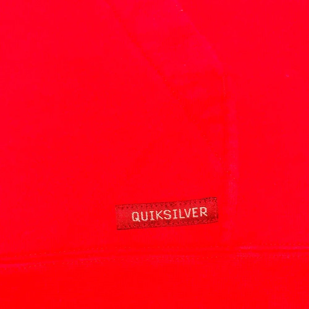 Vintage Quiksilver Bold Red Hoodie - Picture 3 of 7